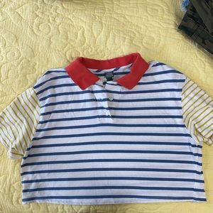 Cropped Polo Shirt